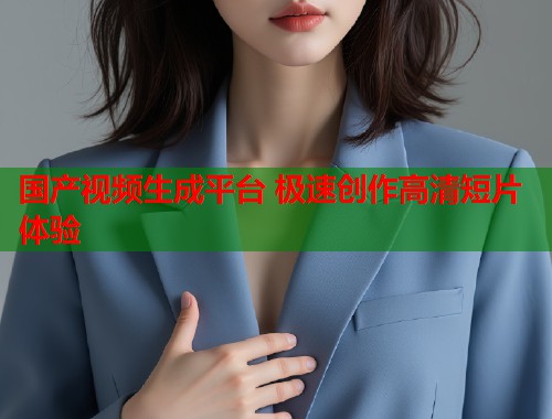 国产视频生成平台 极速创作高清短片体验