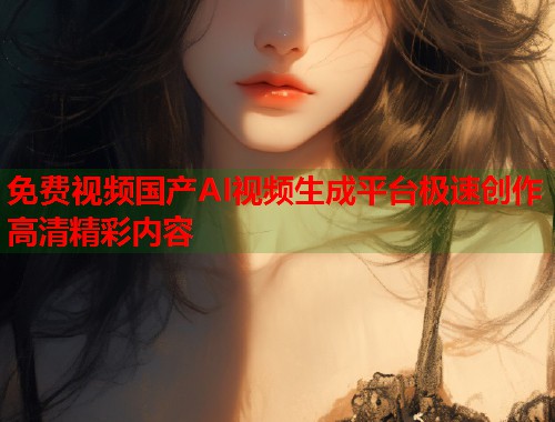 免费视频国产AI视频生成平台极速创作高清精彩内容