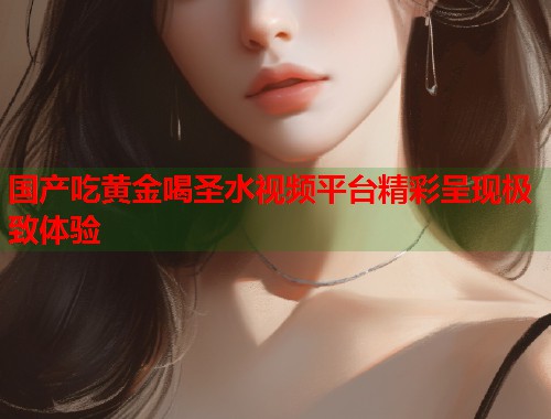 国产吃黄金喝圣水视频平台精彩呈现极致体验
